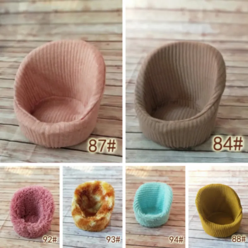 Newborn Photo Seats Baby Photography Props Infant Posing Sofa Studio Container Shoot Accessories Many Colors | Детская одежда и
