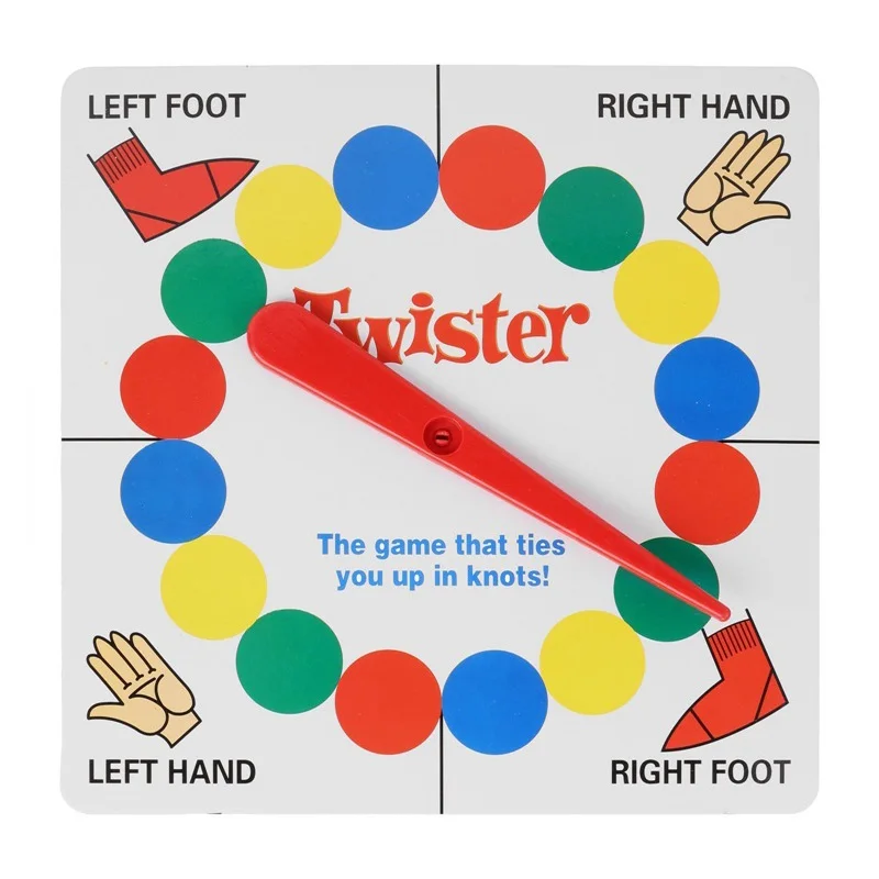 Интерактивная игра Hasbro Twister для дома и улицы детей взрослых|Шутки розыгрыши| |