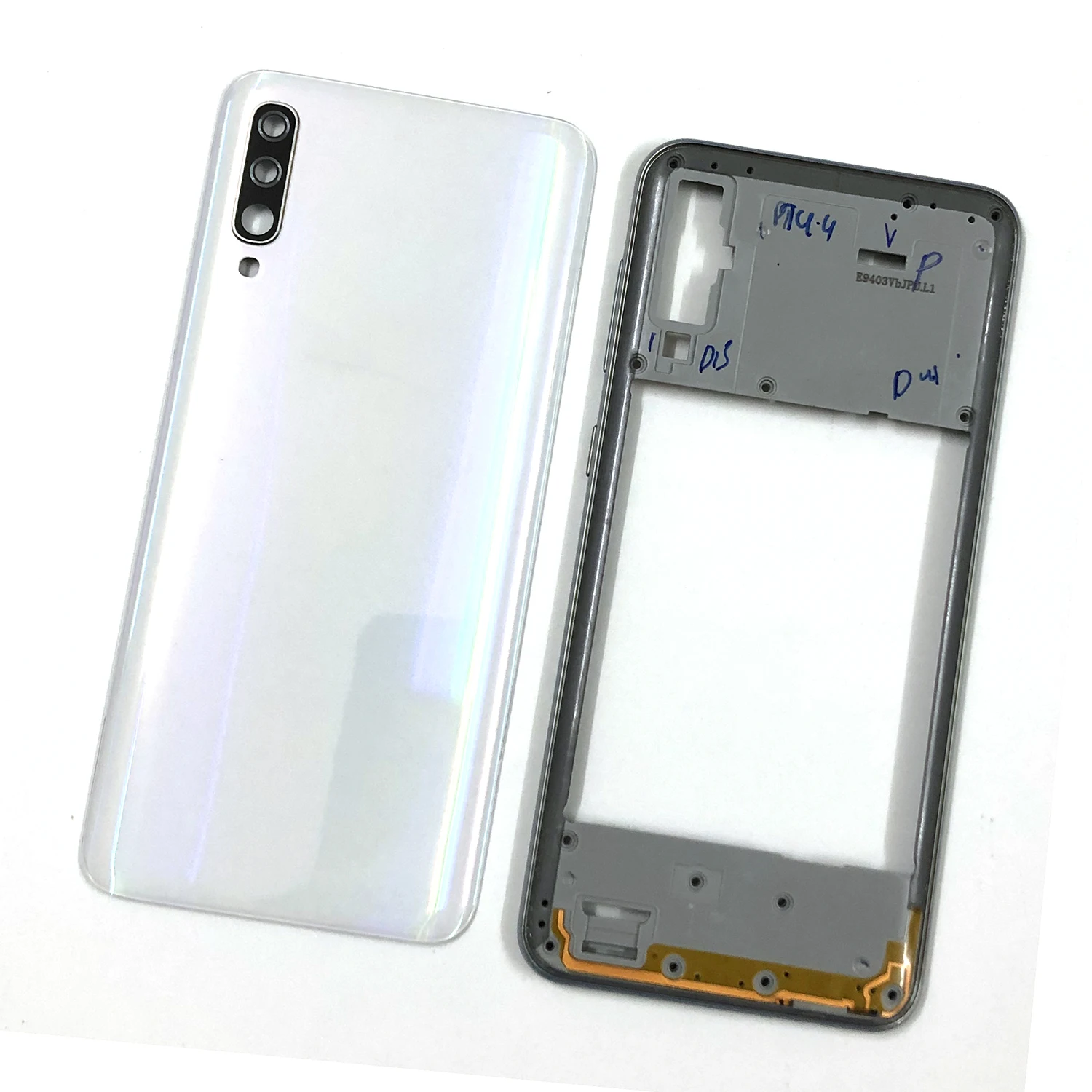 Для Samsung Galaxy A50 2019 A505 A505F A505DS корпус телефона средняя рамка крышка батареи задняя