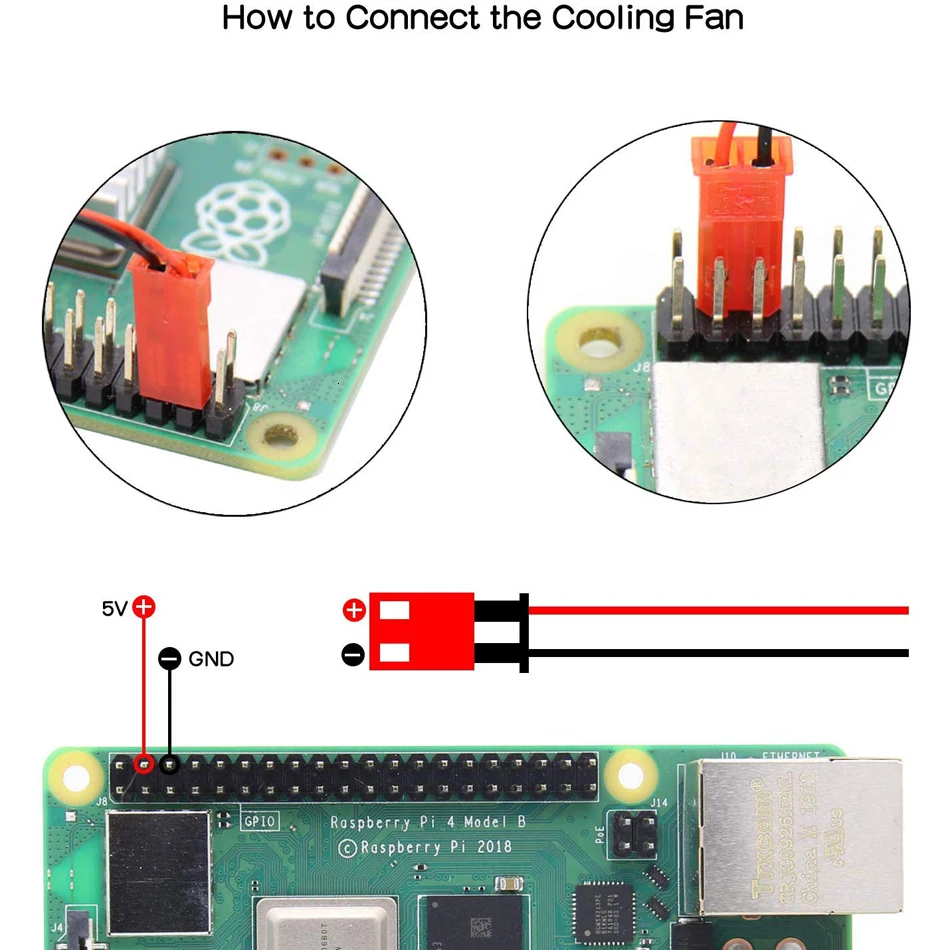 Raspberry Pi 4 Чехол, Raspberry Pi 4 Модель B защитный чехол ABS с охлаждающим вентилятором+ алюминиевые радиаторы для Raspberry Pi 4B