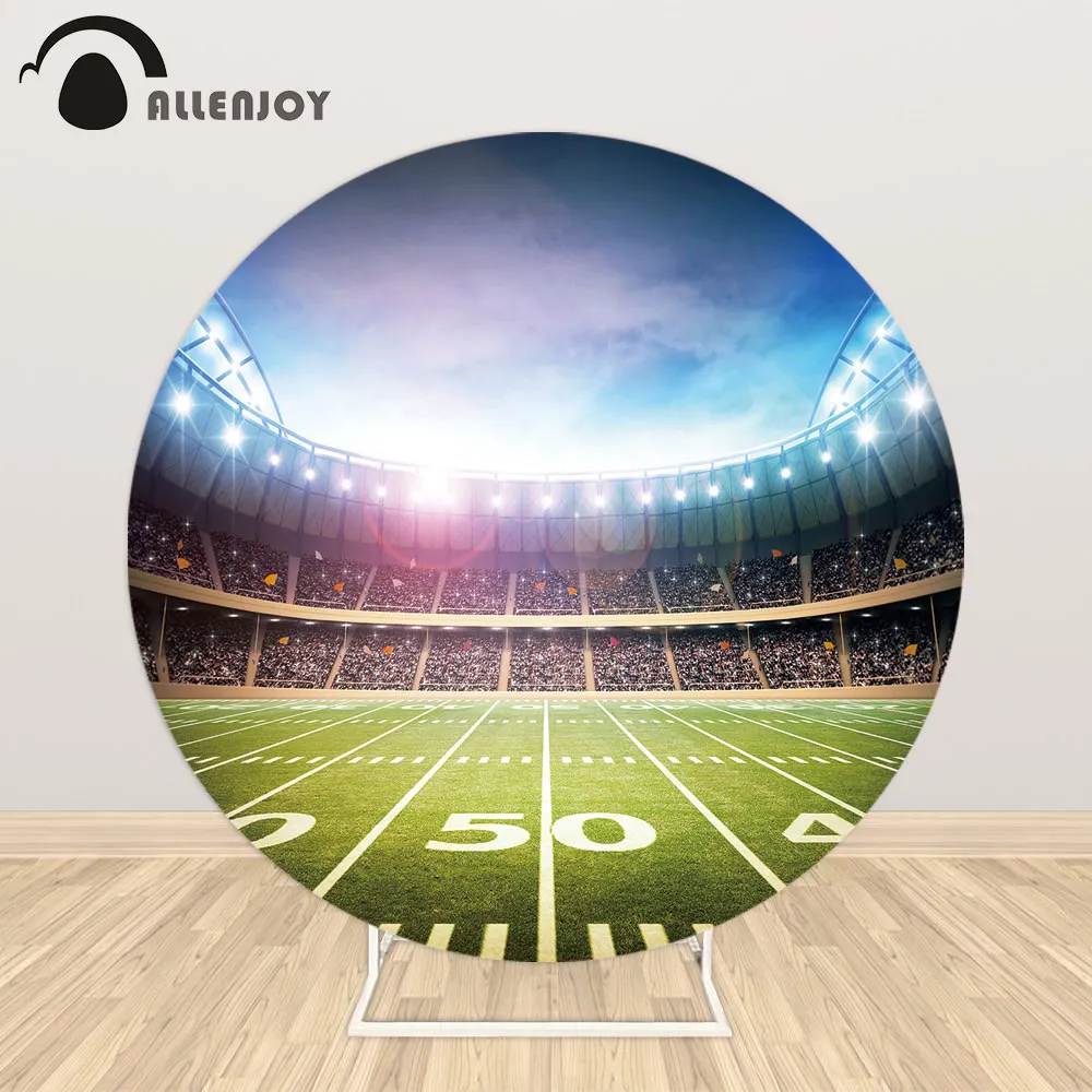 Allenjoy мяч спорт корт круглый фон для фотосъемки grassland матч детской игры фоны обои