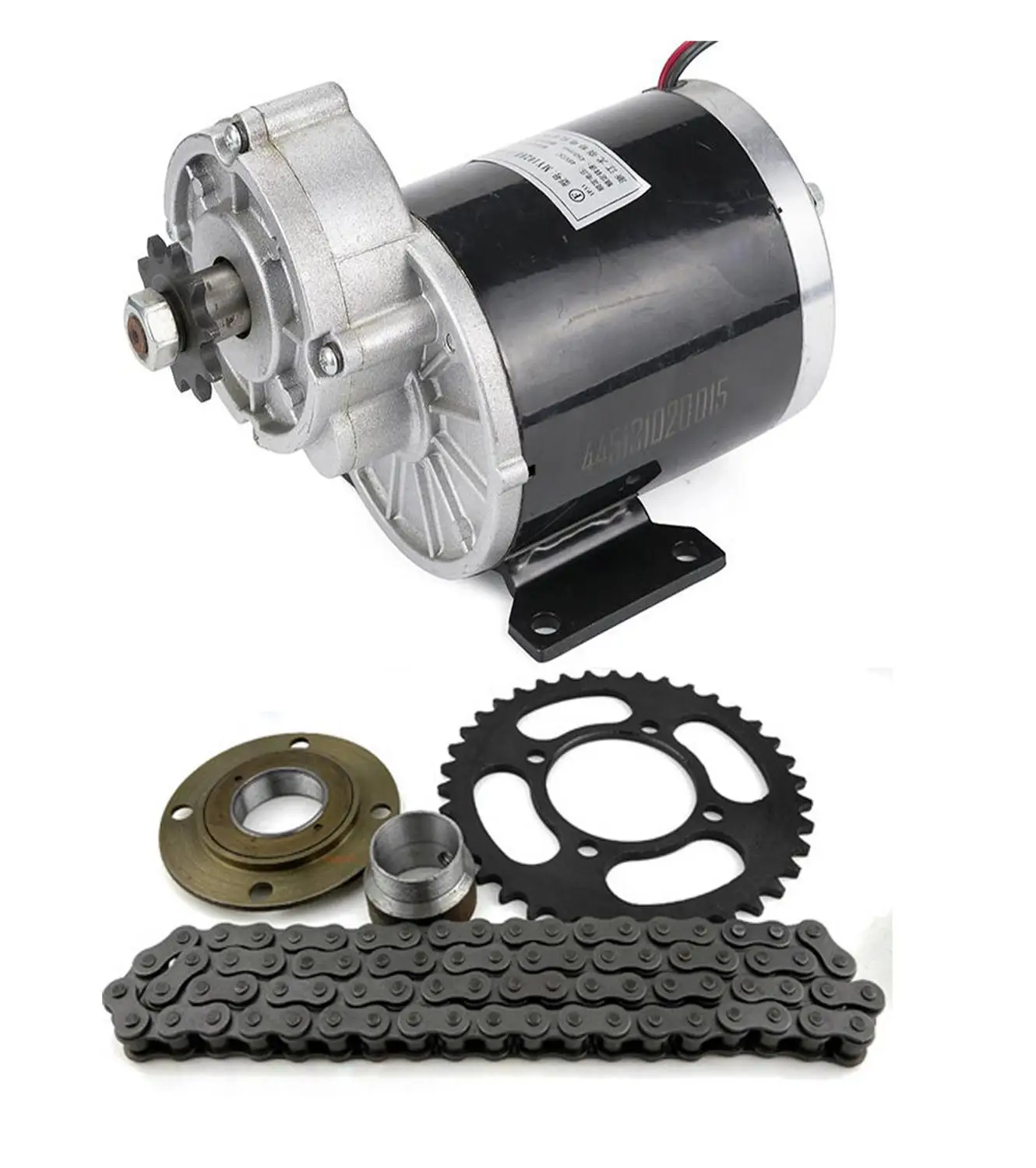 DC 450W 24V щеткой мотор редуктор Электрический велосипед конверсионный комплект