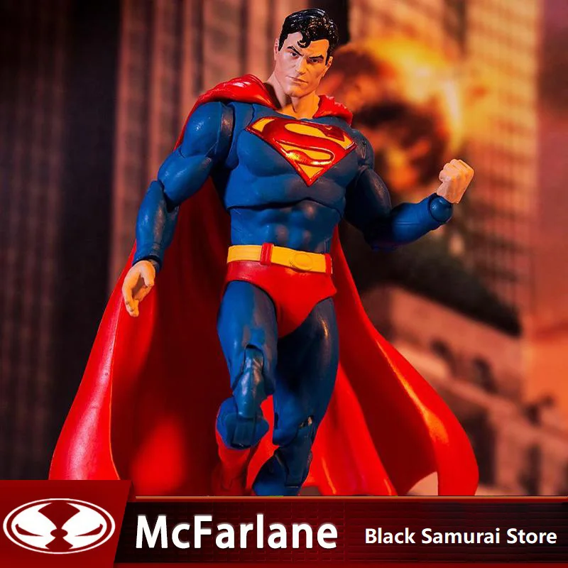 

DC Comics McFarlane Superman Super hero Anime action figure 17cm Collectible figurines Model Halloween Gift Toys For Boys