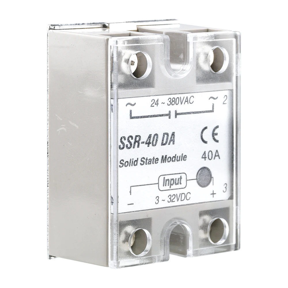 24 V-380 V 40A 250 SSR-40DA твердотельный релейный модуль 3-32 DC В AC SSR 40DA | Обустройство дома