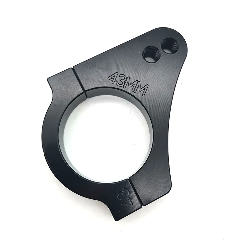 

43MM Black Motorcycle Aluminium Steering Damper Fork Bracket Reduce Lever Vibration
