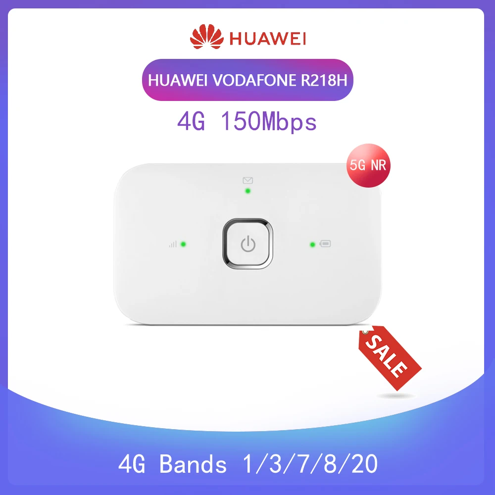 Huawei Vodafone R218 R218h 4G Wi-Fi роутер Карманный с поддержкой Cat4 150 Мбит/с PK E5573 E5577 E8372 |