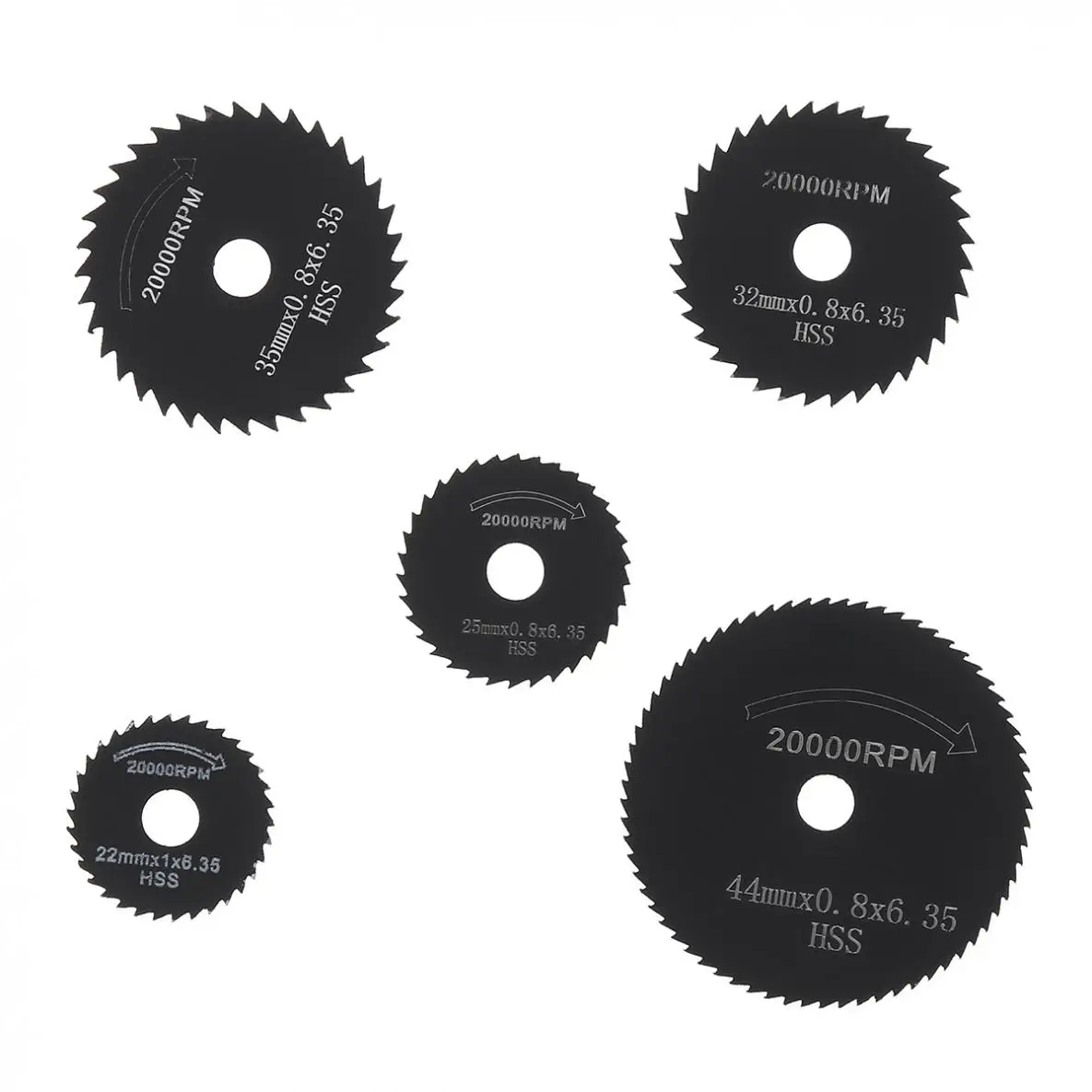 6pcs/set Circular Saw Blade Rotary Tool Metal Cutter Power Kit Wood Cutting Discs Drill Mandrel Accessories | Инструменты