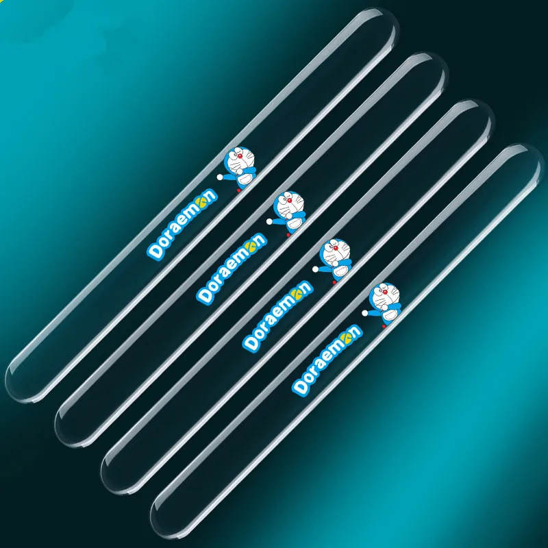 

4pcs cartoon car door sticker transparent handle protection film Prevent scratches car decoration protective stickers on the car