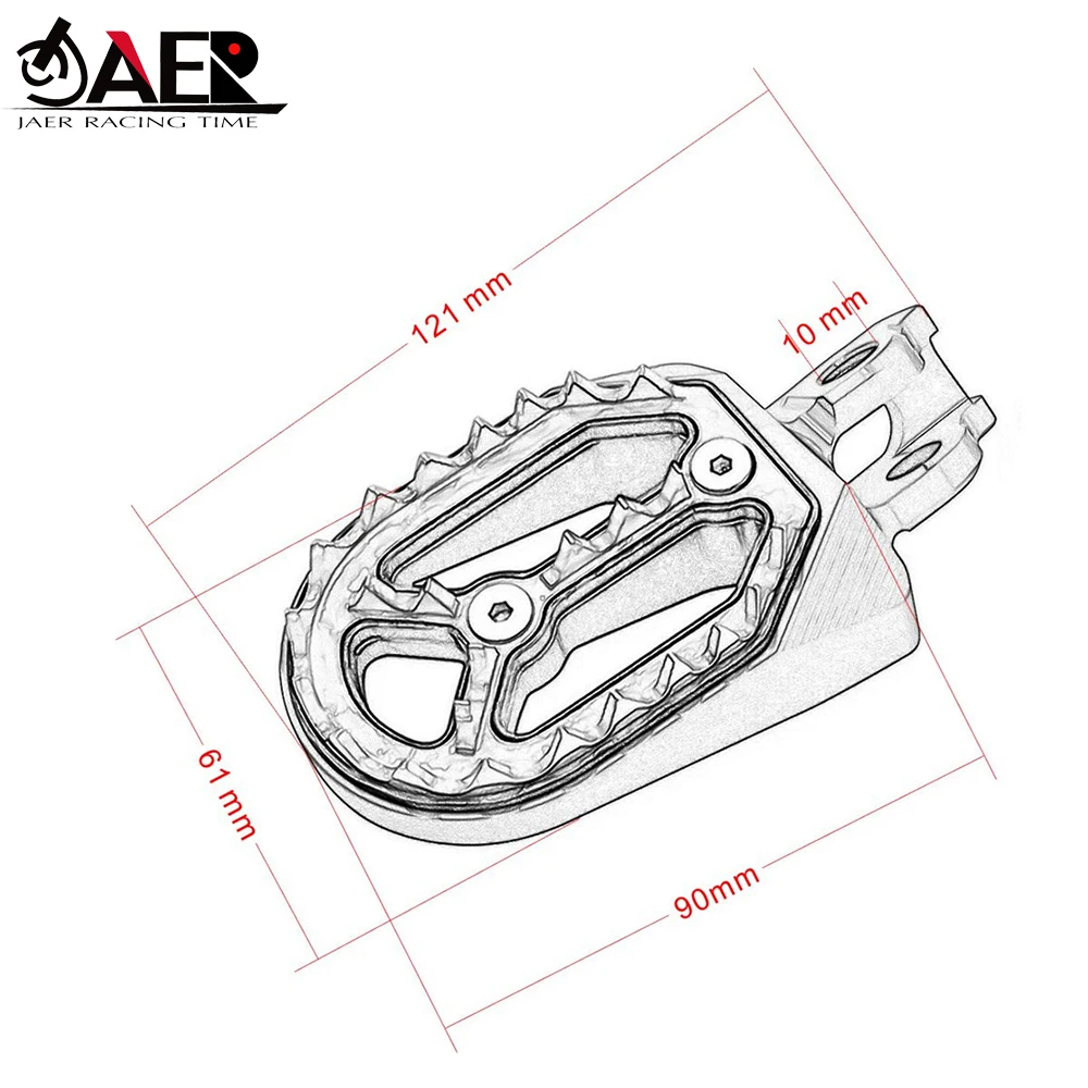 

Dirt Bike Racing motorbike Foot Pegs Rests Pedals for SUZUKI RM 250 RMZ450 RMZ 450 RM250 2010-2015