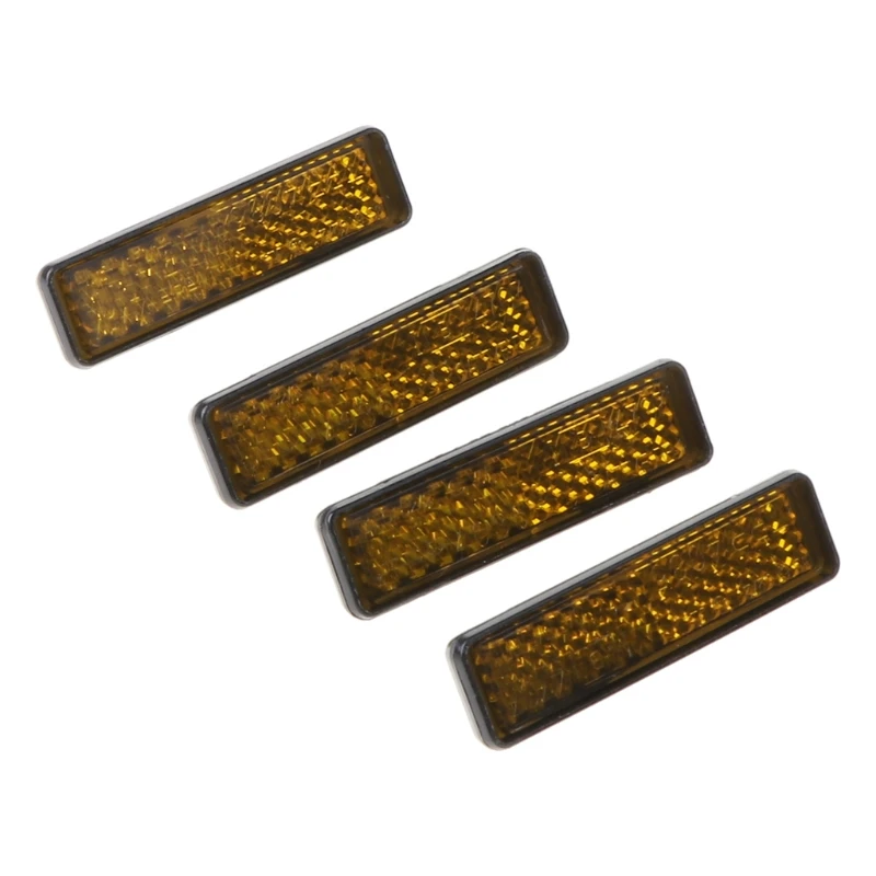 

4 Pcs/Set Bicycle Pedal Reflector Safety Night Cycling Reflective Bike Accessory