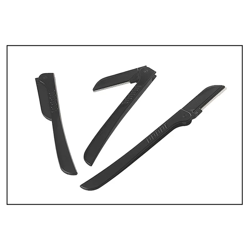 

10Pcs Eyebrow Trimmer Portable Eyebrow Razor Shaver Eye Brow Shaper Shaping Tool Scissors Facial Hair Remover for Makeup