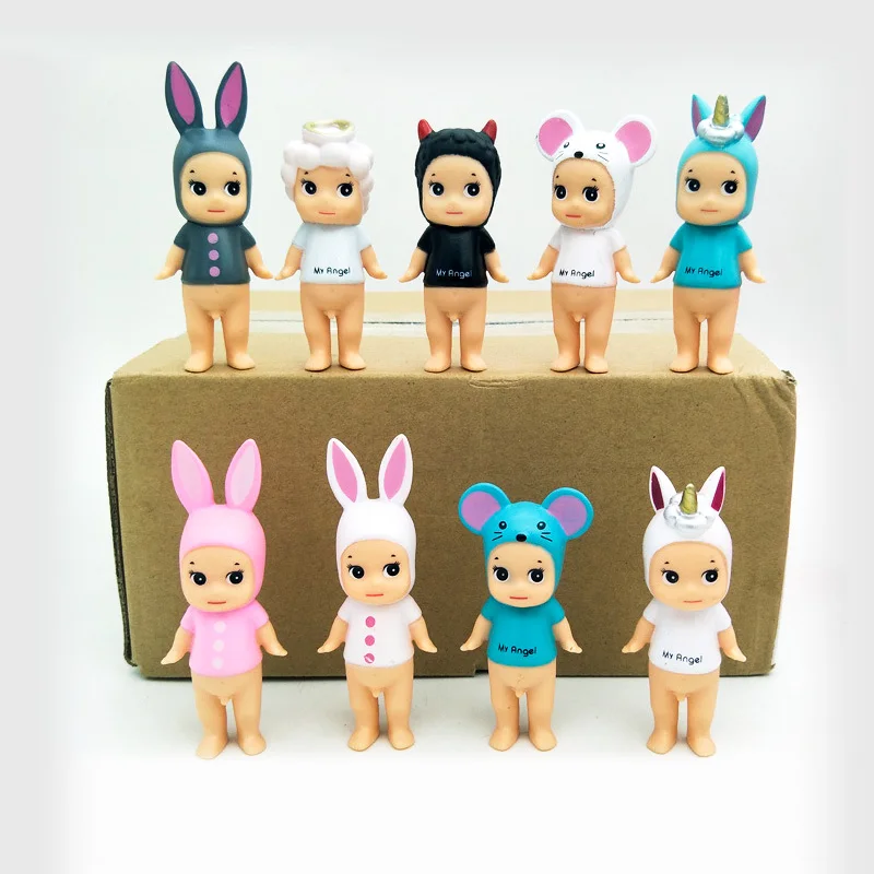 Женская мини фигурка Коллекционная модель игрушки милая кавайная