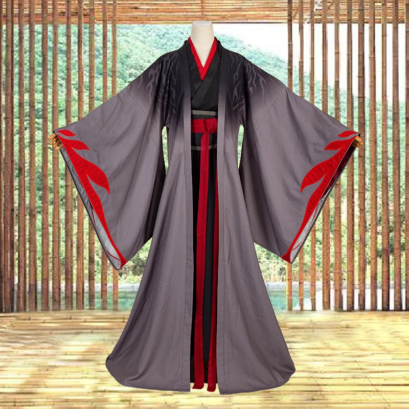

Anime Grandmaster of Demonic Cultivation Wei Wuxian Cosplay Hanfu Sets Men Women Ancient-Costume Chinese Unisex Carnival Suit