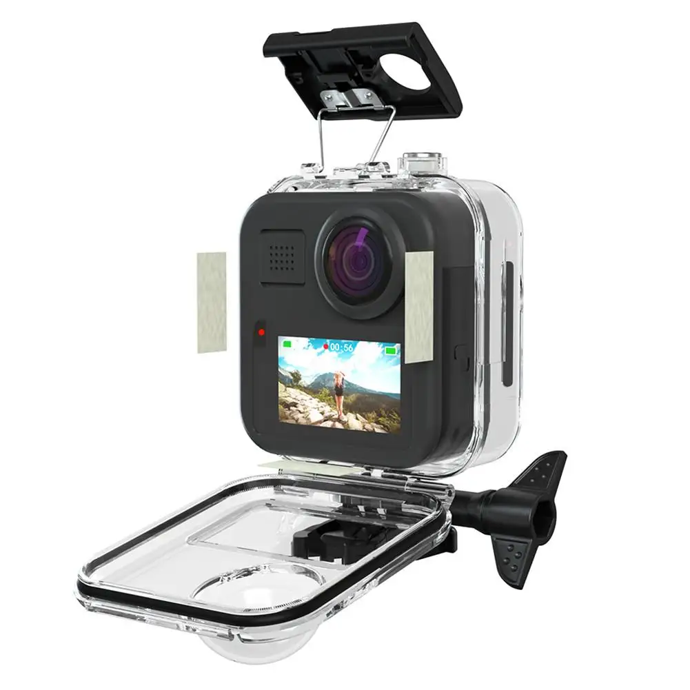 Купить Водонепроницаемый чехол для панорамной экшн-камеры GoPro MAX, подводный защитный чехол, аксессуары для дайвинга