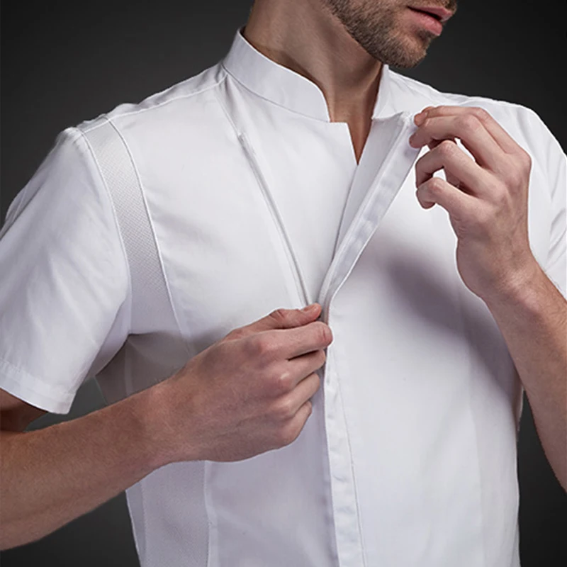 Пиджак повара MSORMOSIA, летняя белая рубашка для шеф-повара от AliExpress WW