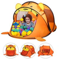 tiger kids tent cartoon animal tent kids baby foldable portable playhouse comforting sleeping indoor outdoor toys for children