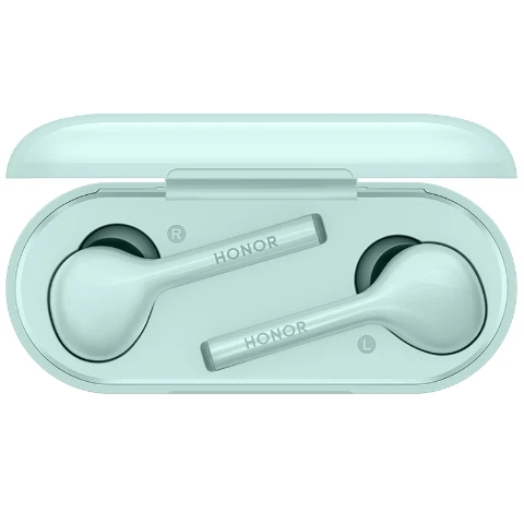 Blue Huawei Honor FlyPods Lite молодежная модель, беспроводные наушники с Bluetooth 4,2, двойной микрофон, шумоподавление, сенсорное управление, гарнитура, Handfree - Цвет: Blue