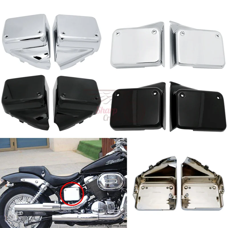Боковой обтекатель для аккумулятора из АБС пластика мотоцикла Honda Shadow Spirit VT750 DC 2000