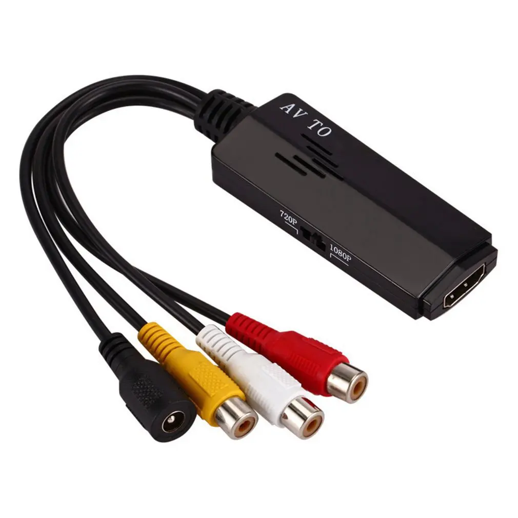 

AV to HDMI Converter Mini AV To HDMI Video Converter AV to HDMI Converter For Outputing Composite Audio And Video Signals