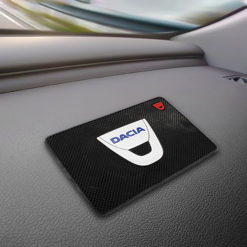 Автомобильный нескользящий коврик силиконовый для хранения телефона подкладки