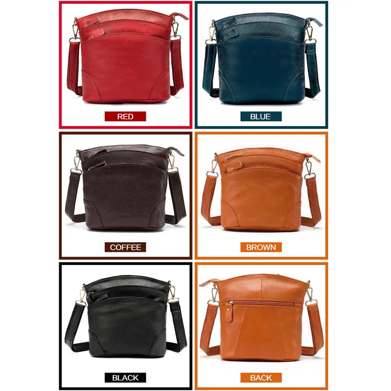 

WESTAL Women's Shoulder Bag Female Genuine Leather Bags for Women Messenger Bags Small Leather Shoulder Crossbody Bag Flap