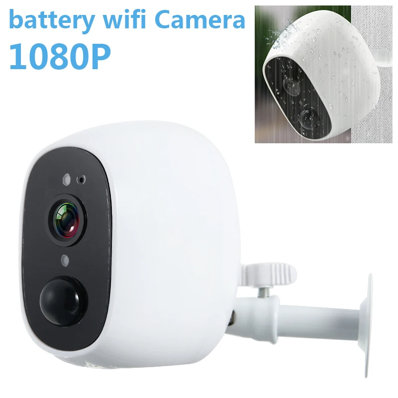 

Wifi IP Camera HD1080P Wireless Indoor Camera Wire-Free Battery Waterproof IR Cameras Motion Detection Home Security WIFI Camera