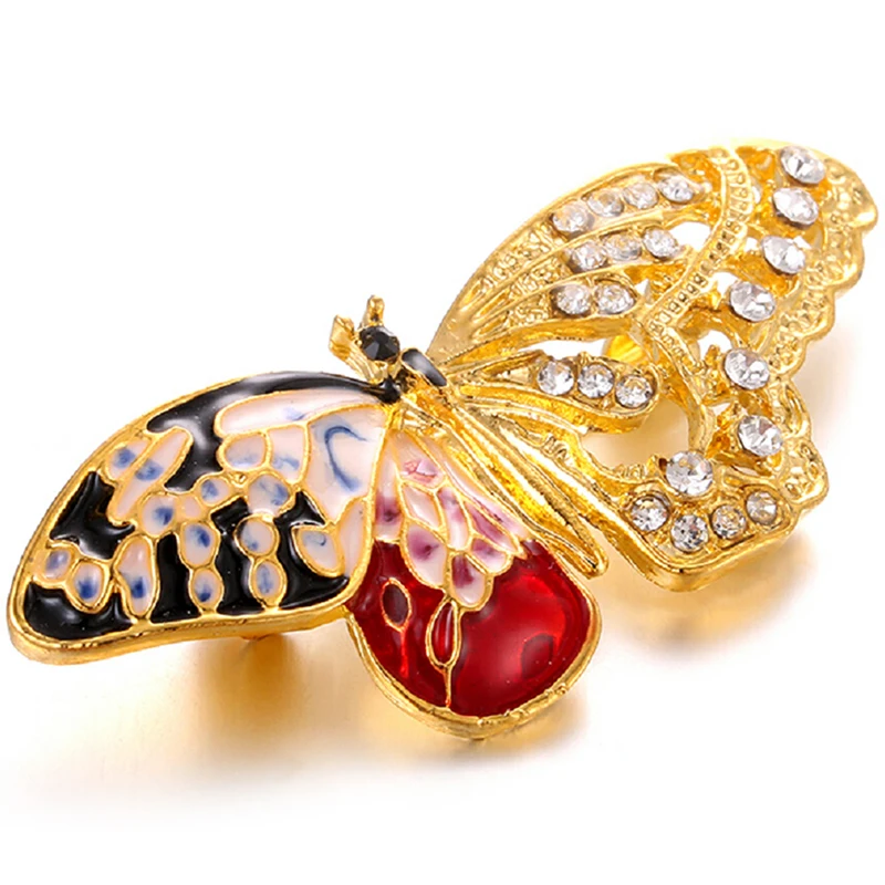 Женская Брошь в виде стрекозы с кристаллами|Броши| |