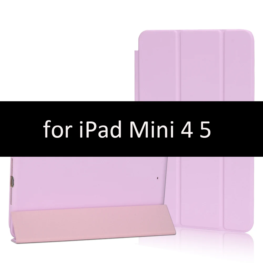 Чехол для iPad Mini 5 4 3 2 1 чехол GOLP PU кожаный тройной бумажник откидной стенд магнитный автоматический режим сна смарт-чехол для iPad Mini 5 чехол - Цвет: Pink-45