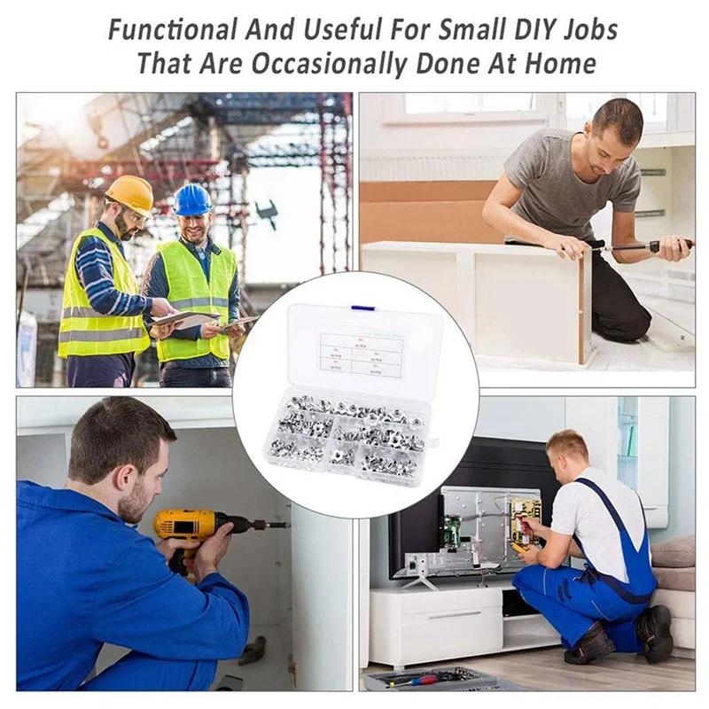 

Universal RT0700C Aluminium Router Table Insert Plate with 100 Pcs Four-Pronged T Nuts (M3 -M8) Tee Nuts