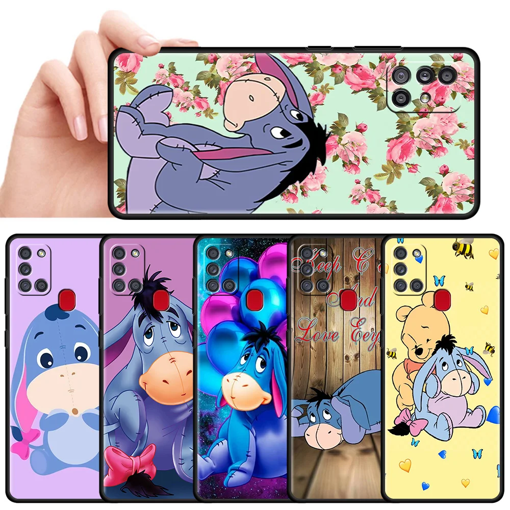 

Winnie The Pooh Eeyore Case For Samsung Galaxy A12 A21s A32 A31 A11 A02s A22 A03s TPU Shockproof Phone Cover Soft Silicone Shell