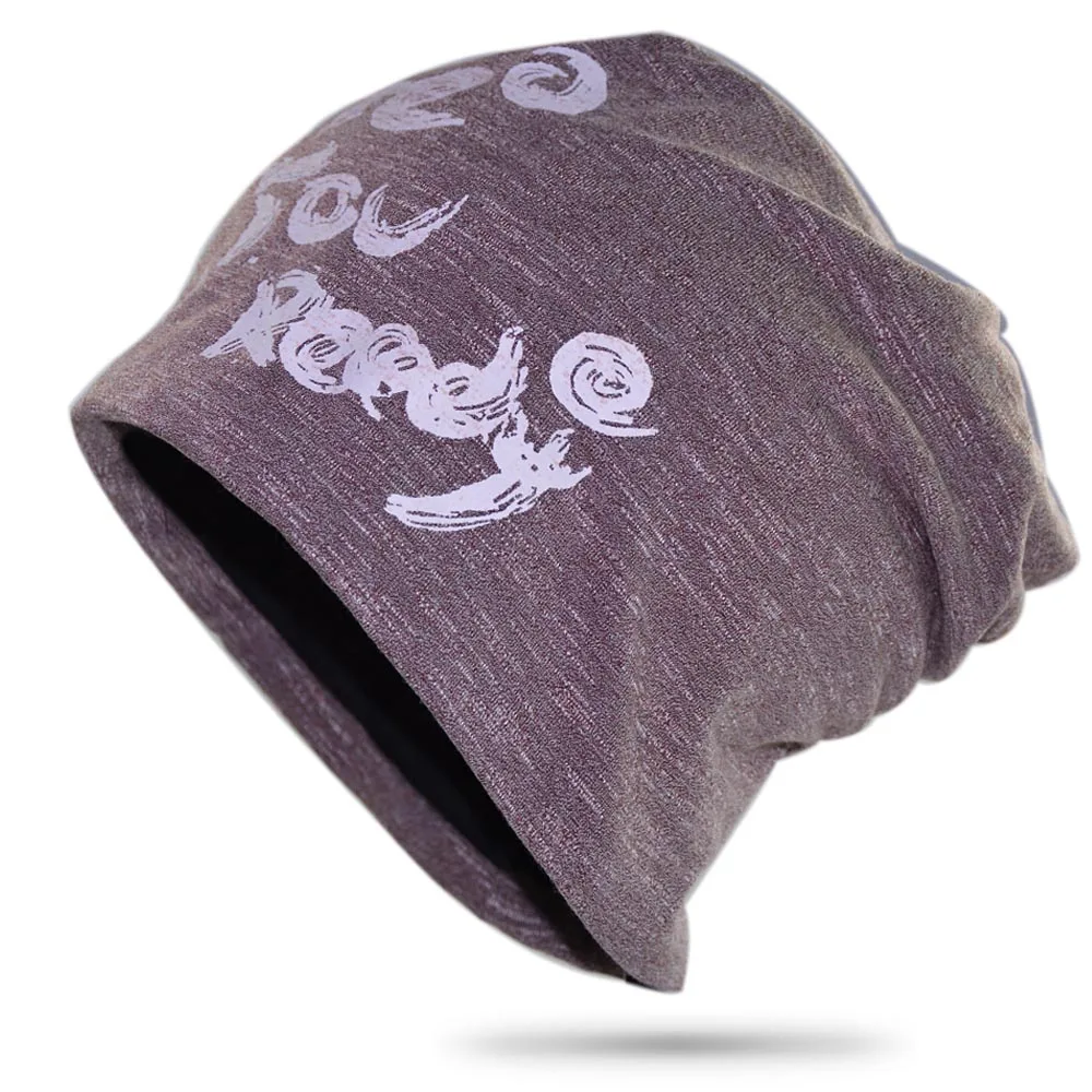 Новинка 2020 Мужская крутая хлопковая шапка с напуском черепом длинная мешковатая