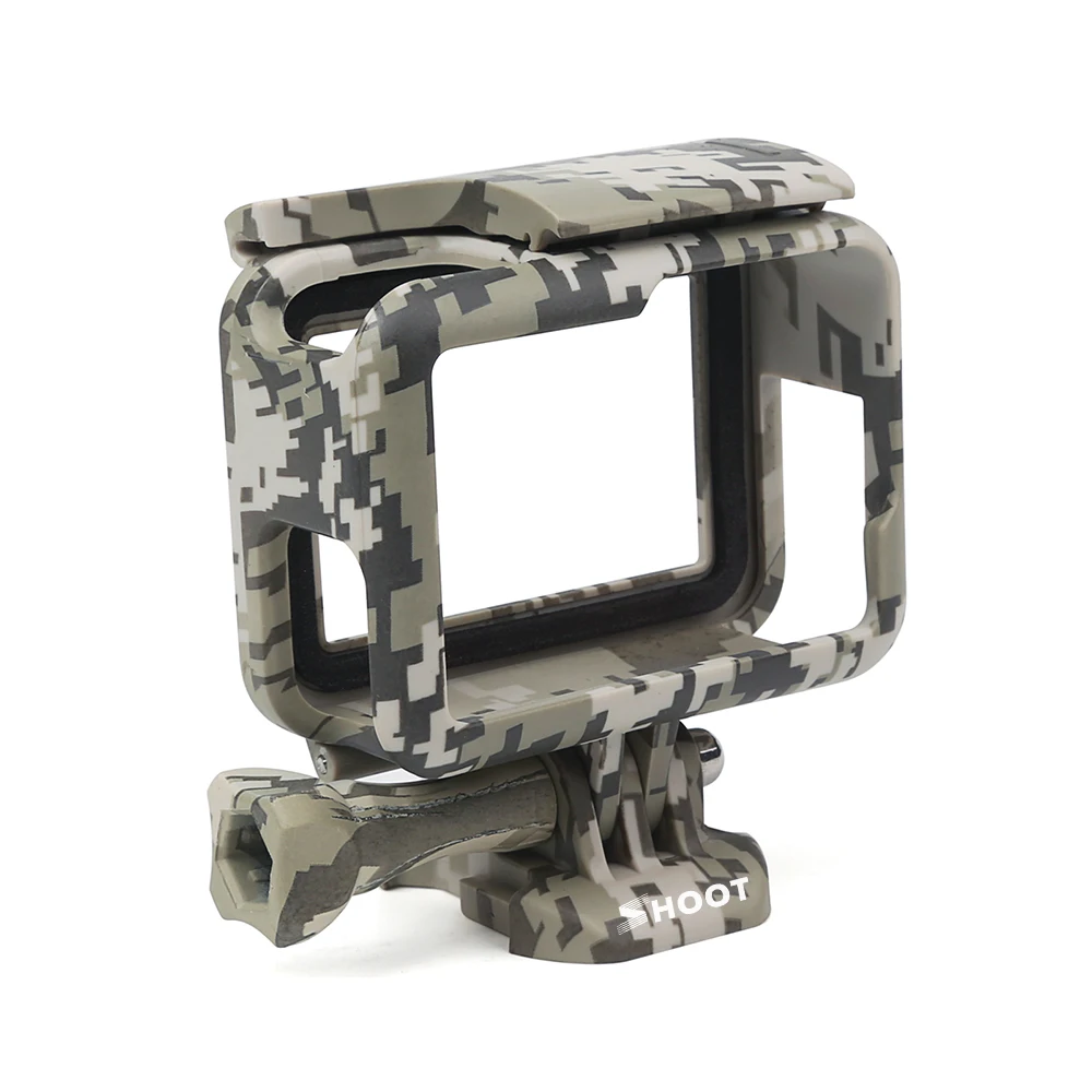 Аксессуары для Go Pro, камуфляжный защитный чехол-рамка для GoPro Hero 7 6 5, черный нагрудный ремень для камеры, комплект для GoPro
