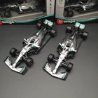 Модель автомобиля Bburago 1:43 2019 W10 #77 #44 W07 #6 #44 F1