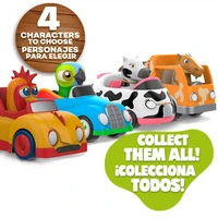 la granja de zenon childrens toy carskawaii animal model toy vehicles inertia toy cars for boys and girls