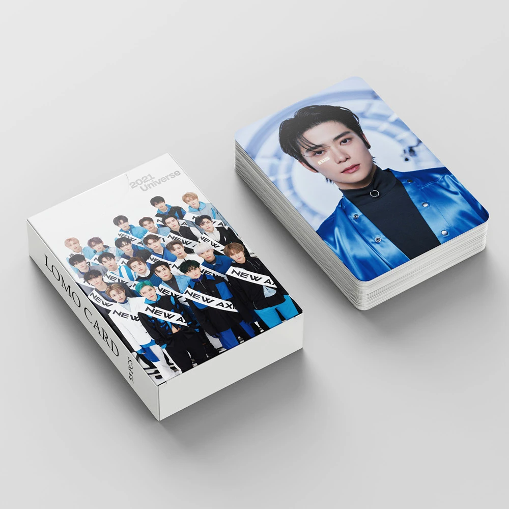 55pcs/set Kpop NCT 2021 UNIVERSE LOMO Cards New Album FAVORITE K-pop Photocards Card photo | Канцтовары для офиса и дома
