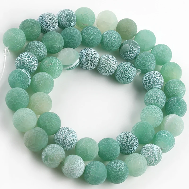 Натуральный камень Forst серый трещины сон огонь Агаты &quotвены дракона&quot спейсер