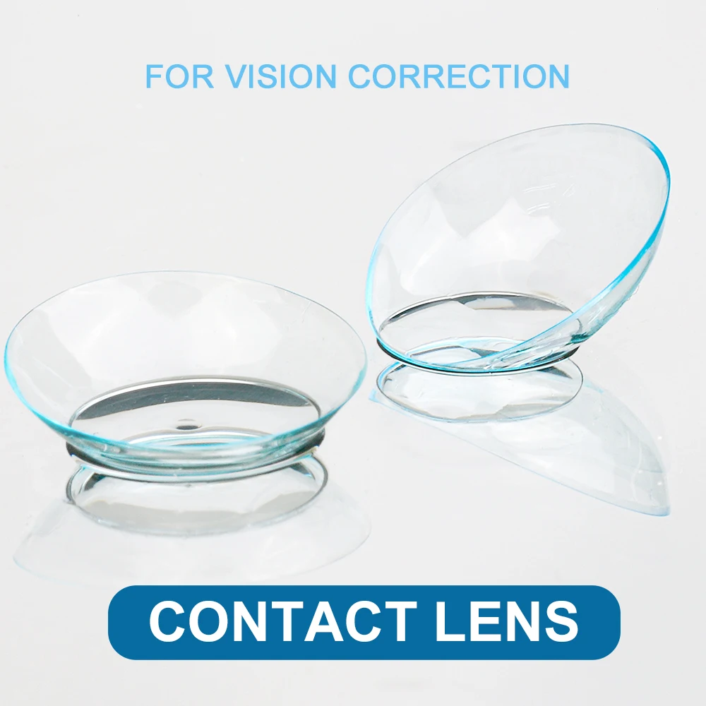 contact lenses with diopters prescription contact lens minus for vision correction 2pcs clear lenses for myopia yearly soft lens free global shipping