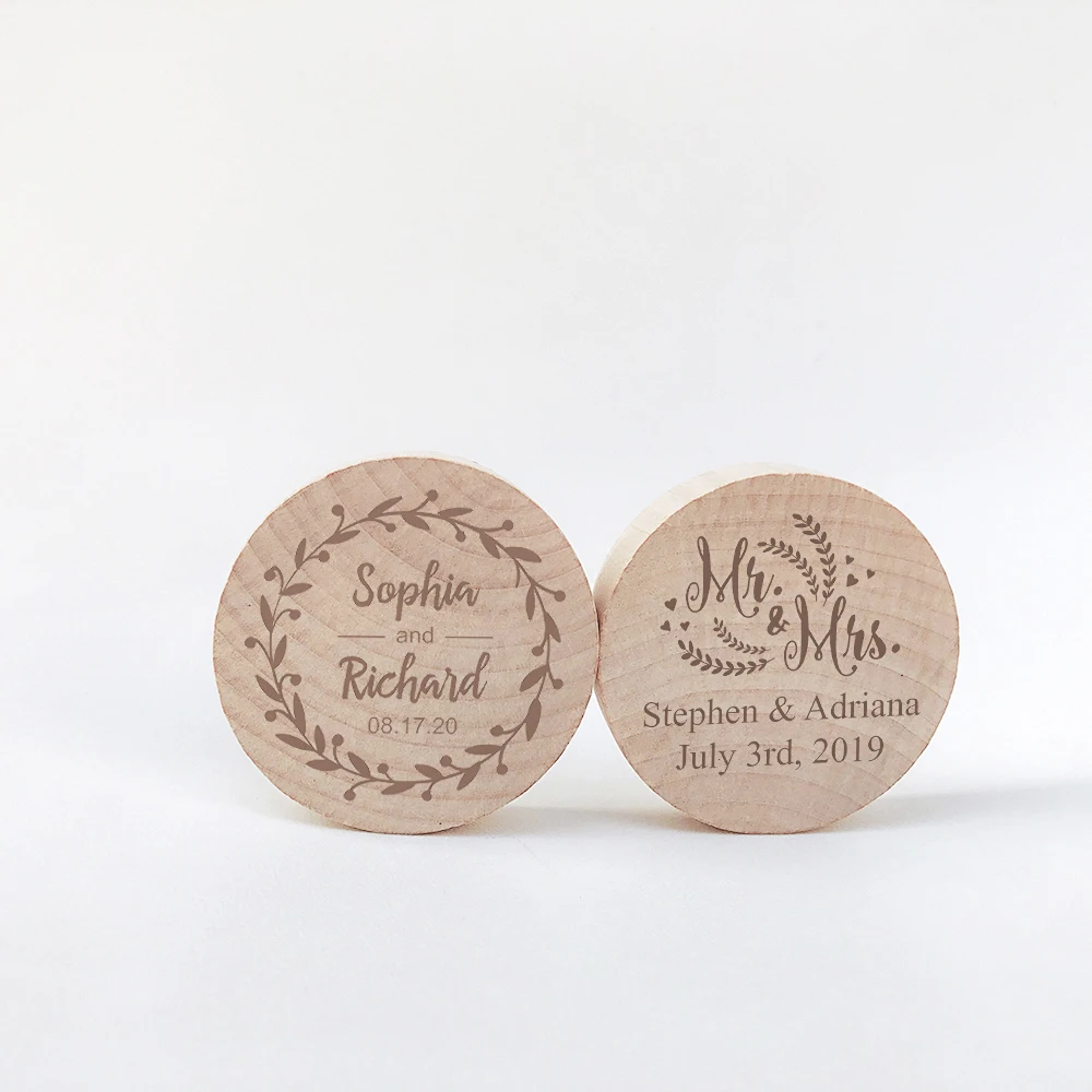 Деревянный магнитный Открыватель для бутылок свадебные сувениры и подарки