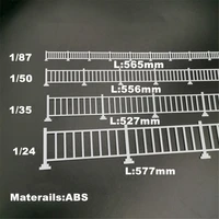5pcslot 187 150 135 124 diy scale modeling materials isolation guardrail fence protection railing ho train layout