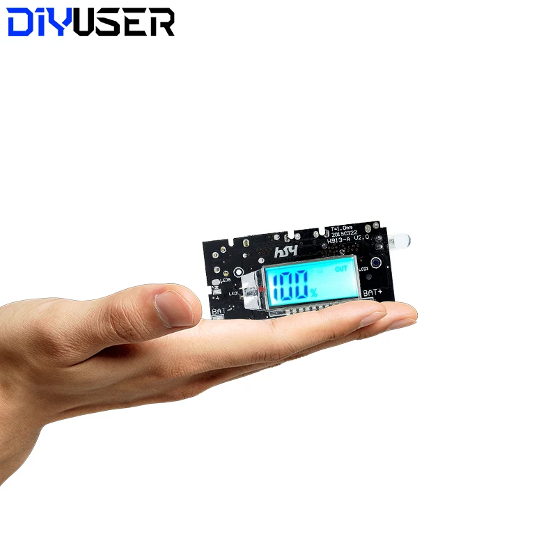 Двойной USB 5 в 1 а 18650 Мобильный Внешний аккумулятор зарядное устройство PCB модуль