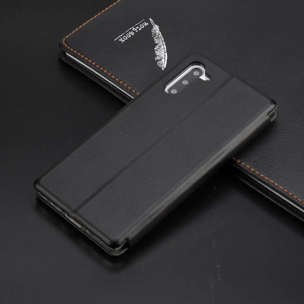 Кожаный чехол-книжка OTAO для samsung Note 9 10 Pro S9 S10 Plus магнитный чехол Galaxy A50 A70 A80 A10 A20