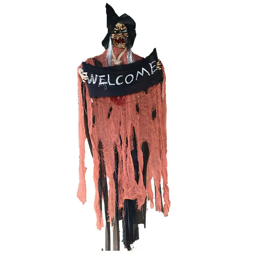 Хэллоуин номер побег дом с привидениями висит украшение Электрический череп
