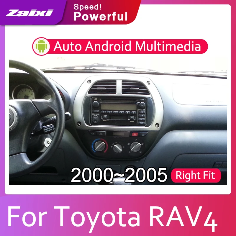 For Toyota RAV4 2000 2001 2002 2003 2004 2005 IPS LCD Screen Android 8 Core Car Radio BT 3G4G WIFI AUX USB GPS Navi Multimedia | Автомобили
