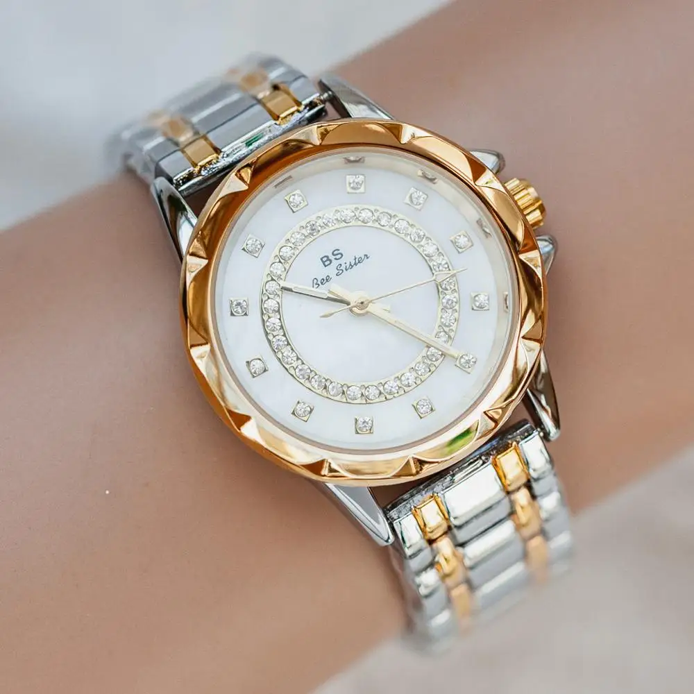 Часы с бриллиантами женские часы модные кварцевые наручные ювелирные изделия со