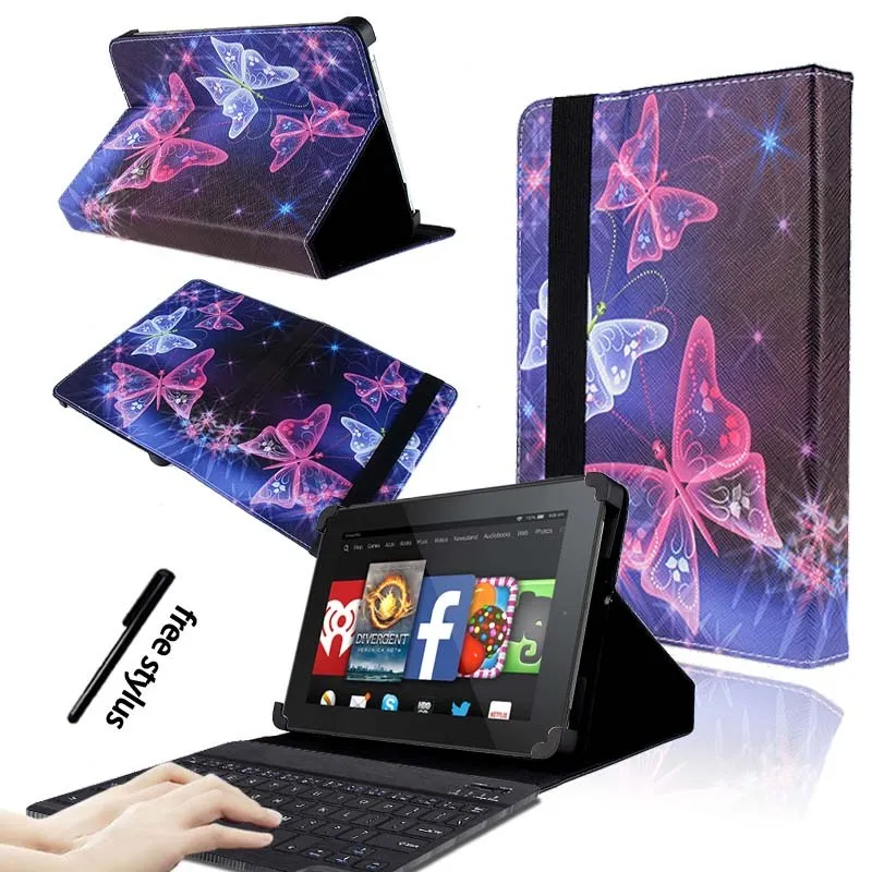 KK &amp LL для Amazon Fire HD 8 (6th/7th/8th Gen выпуск 2016 2017)-подставка планшета из искусственной