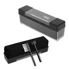 1 Набор карбоновых волокон бархат анти-статическое щеточная Машинка для удаления волос проигрыватель пластинок LP виниловых пластинок чистящий набор инструментов