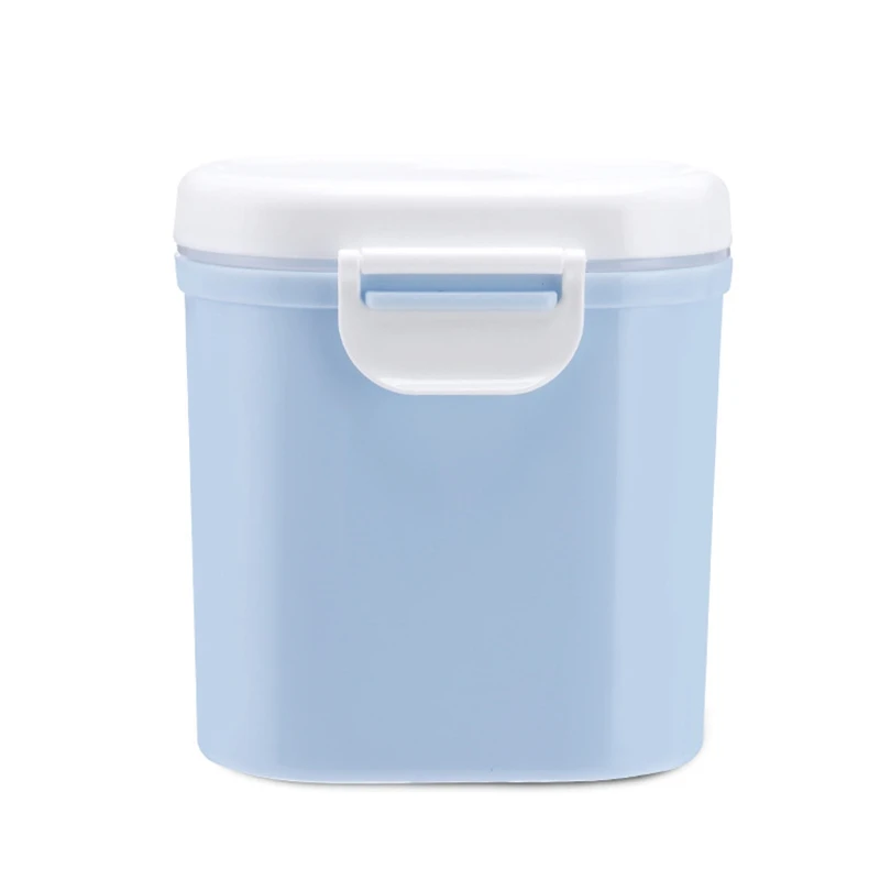 Blue L Детская коробка для хранения молока, портативный дорожный дозатор для сухого молока для малышей, герметичный контейнер для детского питания, Детская коробка для хранения еды - Цвет: Blue L