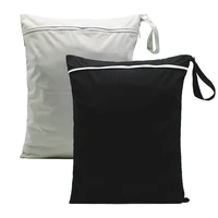 munsbest 2 pcs 40x50cm baby diaper bag waterproof stroller wet bags outdoor wet diaper storage nappy bag eco friendly reusable
