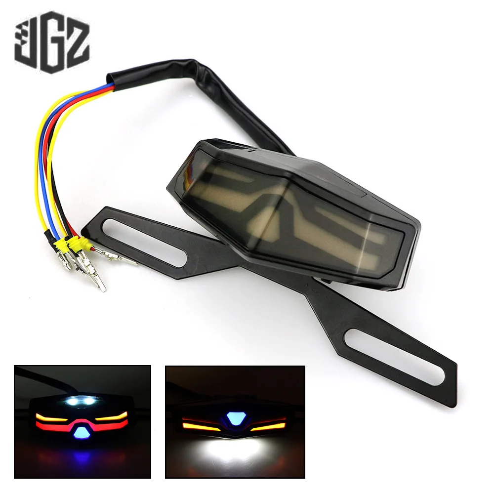 Универсальный светодиодный задний фонарь для мотоцикла тормозные указатели с