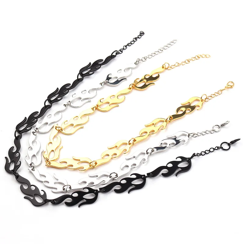 New Handmade Harajuku Gothic Metal Wind Bamboo Necklace Unisex Punk Pants Chain Wallet Chain Japanese Street Rock Style